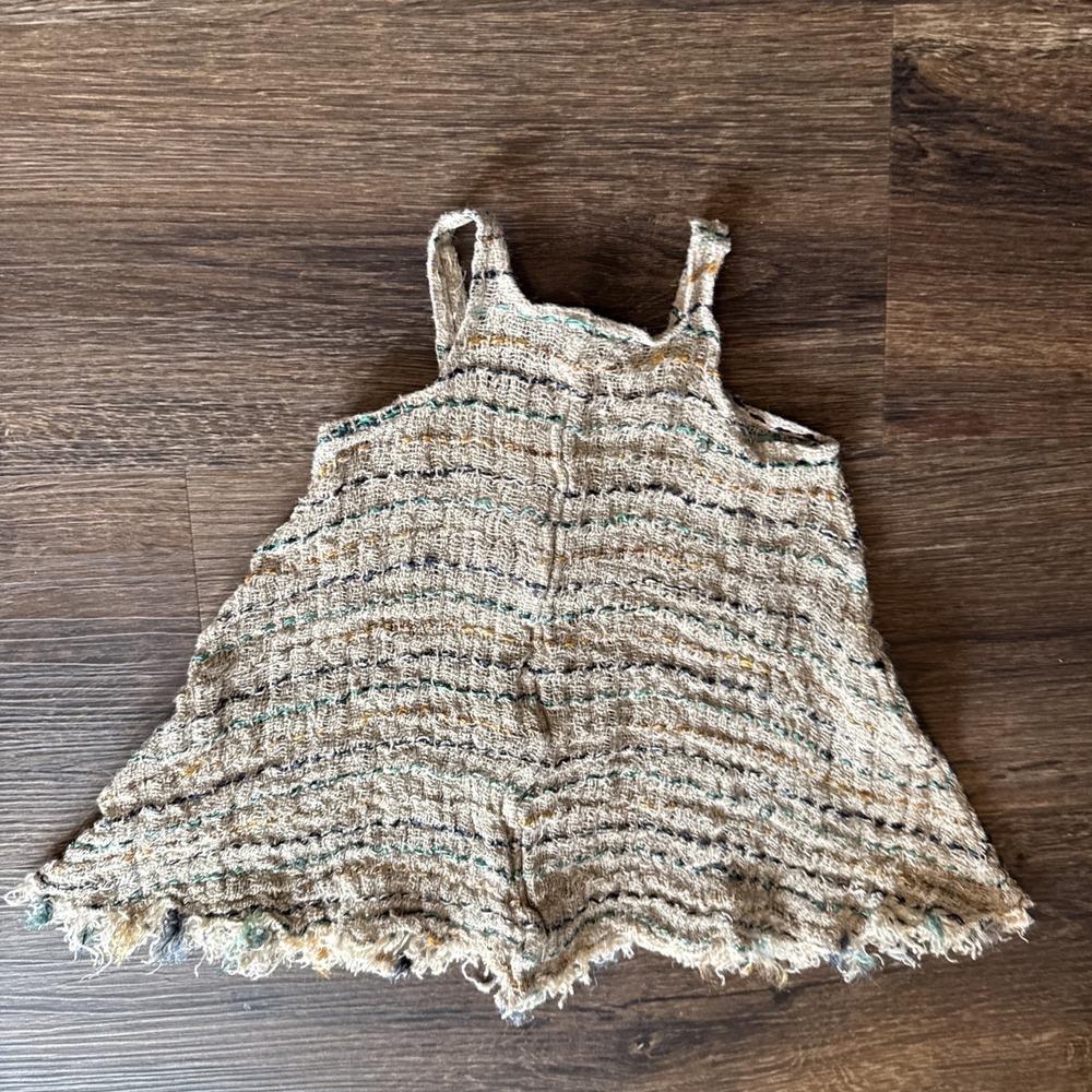 La Bottega Di Brunella Linen Swing Top Toddler Baby Girls Size 2 Italy Luxe NWT - Picture 12 of 12